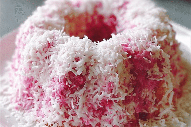 Raspberry Swirl Coconut Snowball Cake: A Sweet Ohio Surprise