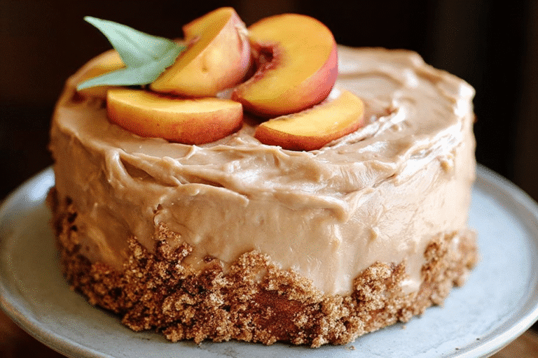 Peach Cake that Would Make Grandma Proud