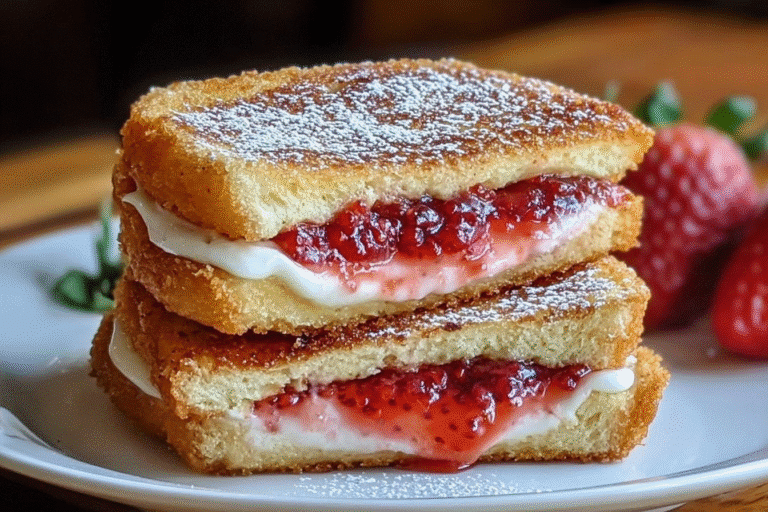 It Started as a Snack—Now These Fried Strawberry Cheesecake Sandwiches Are Family Tradition