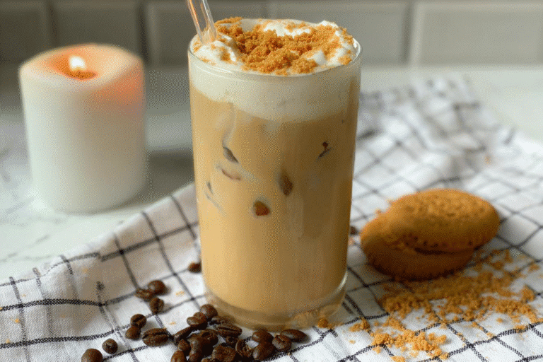 My Go-To Sweet Escape: Cookie Butter Iced Coffee