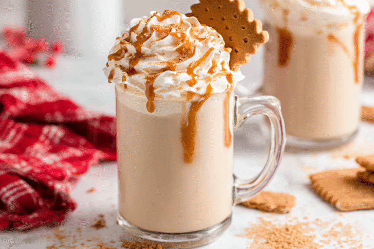 Comfort in a Cup: My Go-To Biscoff Cookie Butter Latte