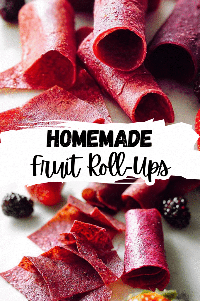 The Snack That Turned into a Family Favorite: Homemade Fruit Roll-Ups