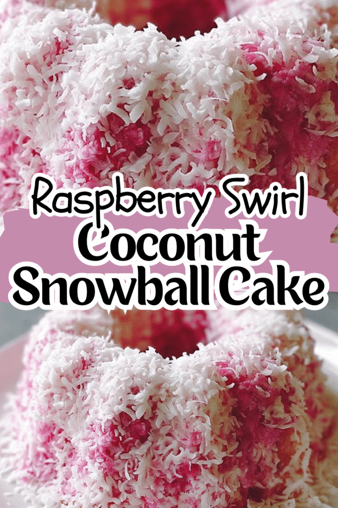 Raspberry Swirl Coconut Snowball Cake: A Sweet Ohio Surprise