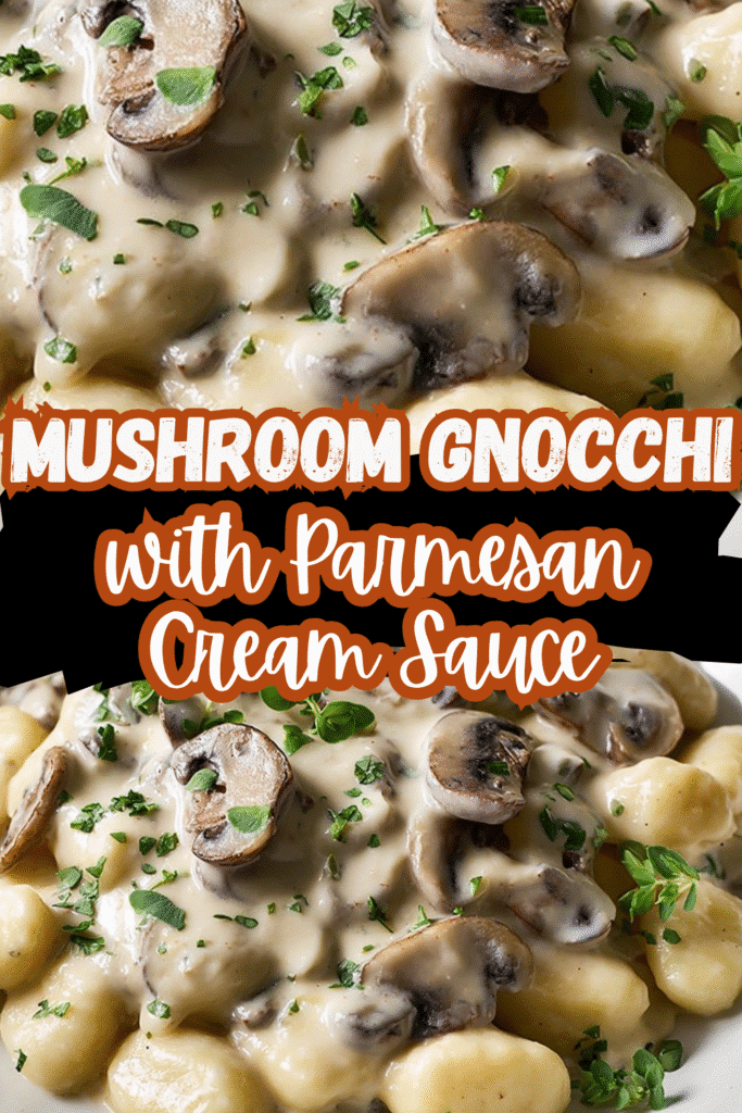 The Gnocchi That Became a Family Favorite (Mushroom Gnocchi with Parmesan Cream Sauce Recipe)