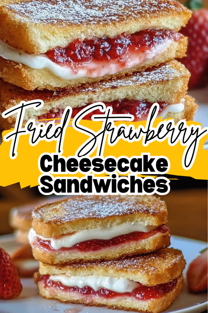 It Started as a Snack—Now These Fried Strawberry Cheesecake Sandwiches Are Family Tradition