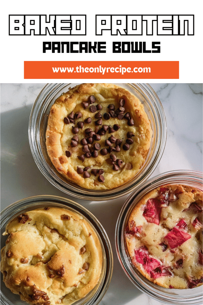 My New Go-To Breakfast: Baked Protein Pancake Bowls (No Banana Required)