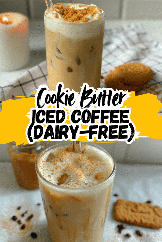 My Go-To Sweet Escape: Cookie Butter Iced Coffee