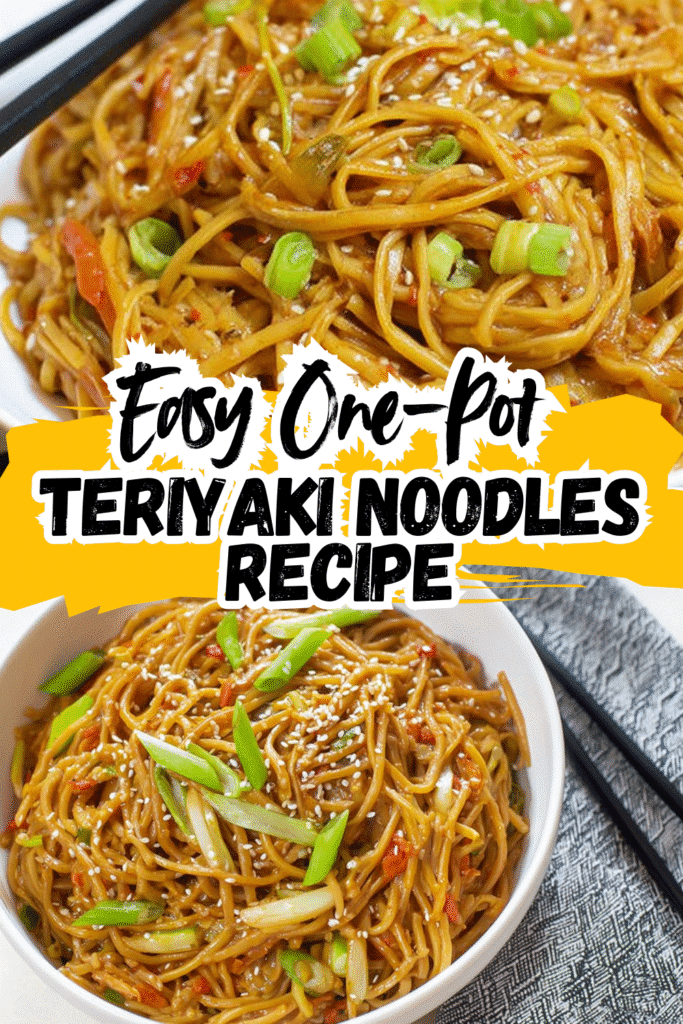 One-Pot Teriyaki Noodles: A Quick and Cozy Meal for Busy Nights