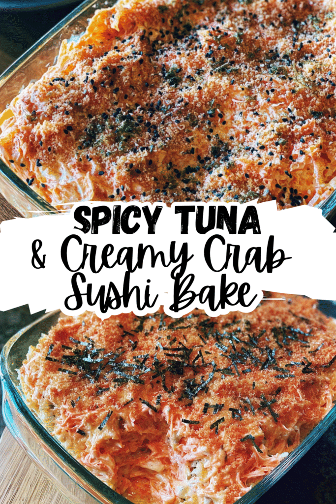 A Cozy Evening with Spicy Tuna and Creamy Crab Sushi Bake