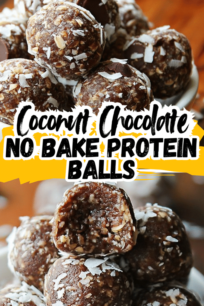 The Snack That Fought Off My 3 PM Slump: No-Bake Coconut Chocolate Protein Balls